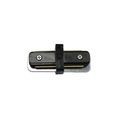 CONECTOR PARA RIEL RECTO ALUMINIO NEGRO