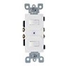 INTERRUPTOR DOBLE 15 A MARFIL