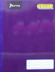 LIBRETA DE COLOR MORADO, CUADRO