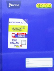 LIBRETA DE COLOR AZUL, RAYAS