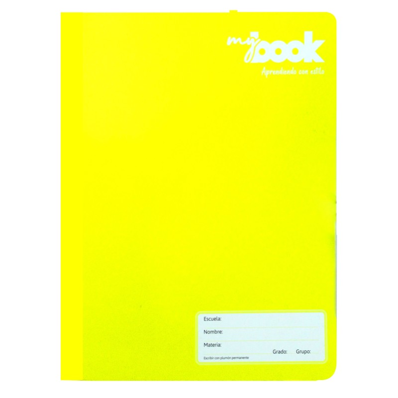 LIBRETA DE COLOR AMARILLO