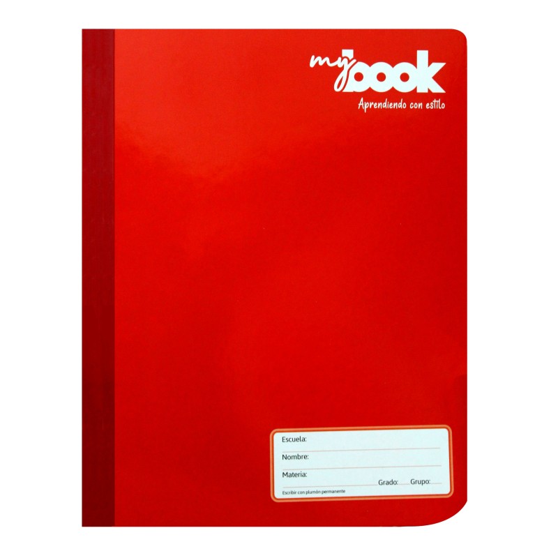 LIBRETA DE COLOR ROJO