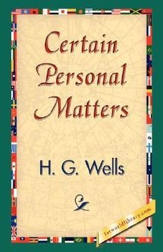 Certain Personal Matters