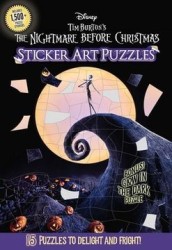 The Nightmare Before Christmas Sticker art Puzzles (libro en Inglés)
