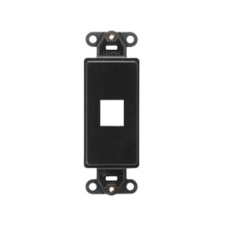 Chasis 1 módulo Negro Decora Leviton