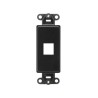 Chasis 1 módulo Negro Decora Leviton