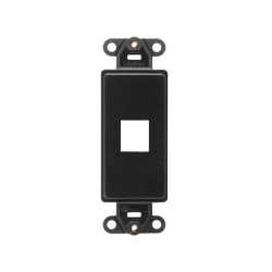 Chasis 1 módulo Negro Decora Leviton