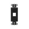 Chasis 1 módulo Negro Decora Leviton