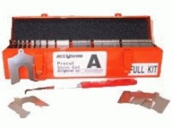 Lainas Calibradas de Acero Inoxidable 2"x 2" Full Kit