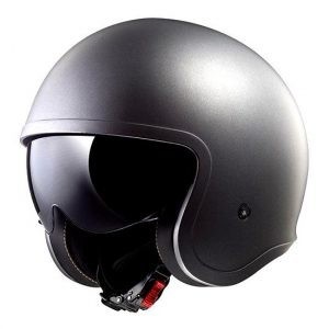 Casco Abierto LS2 Spitfire Solid TITANIUM Mate OF599