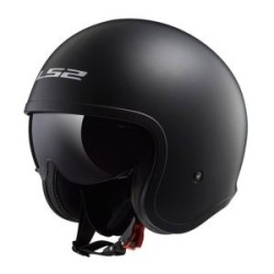 Casco Abierto LS2 Spitfire Solid Negro Mate OF599