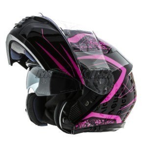 Casco Abatible Certificado Mujer Rosa