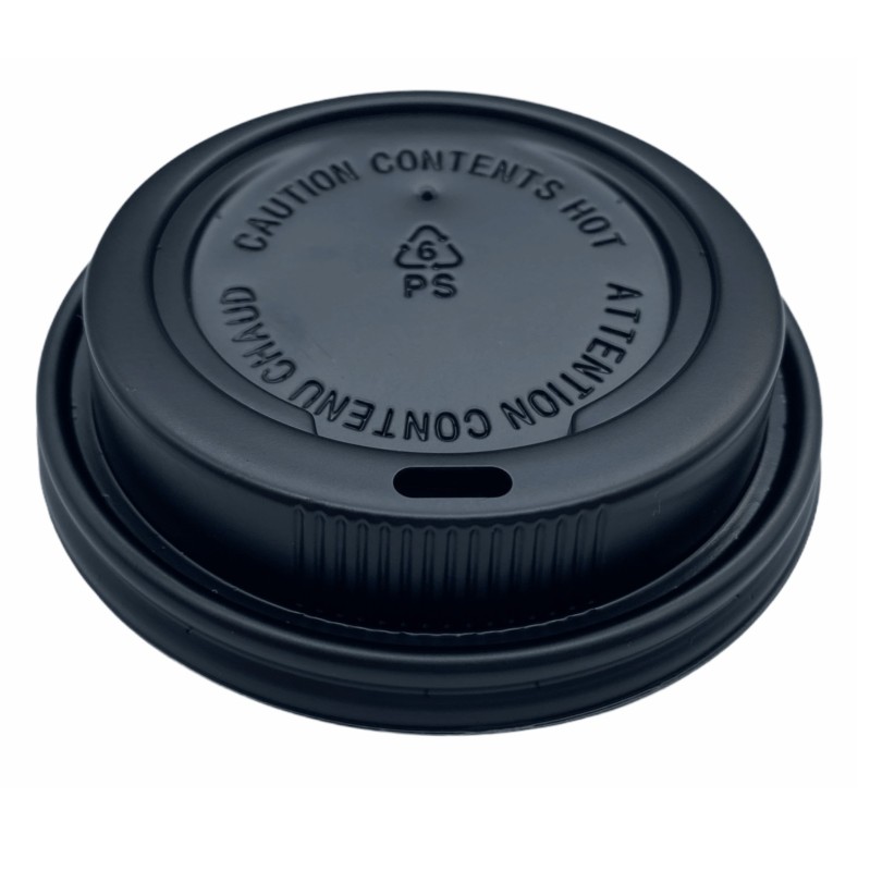 Tapa de Poliestireno Para Vaso de Papel Blanco Decorado 12 y 16oz, Manga 100pz