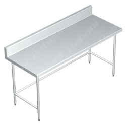Mesa de Trabajo SIN Entrepaño - 1.80 X 0.70 X 0.90   Acero Inoxidable Tipo 304