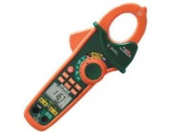Extech EX623: Pinza amperimétrica de CA/CC de doble entrada de 400 A + VSC (voltaje sin contacto) + termómetro de infrarrojos