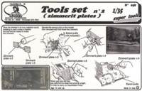 Tool set n. 2 for zimmerit application