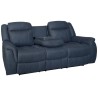 Sofá Reclinable Dover Azul Lottus