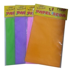 Papel Seda 2 Pliegos SOlidos