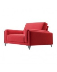 Sillón Link Suede - Rojo