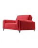 Sillón Link Suede - Rojo