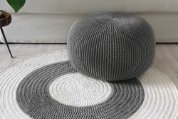 Puff tejido