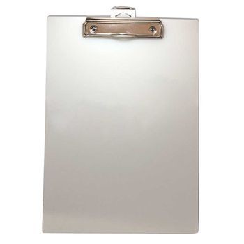 Tabla Sujetadocumentos Acrilico Gris Con Clip Officemax