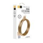 Cable Case Logic 3 Ft iPhone Dorado