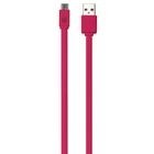 Cable Micro USB 3Ft Case Logic Flat Rosa