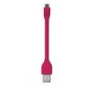 Cable Micro USB Corto Case Logic Rosado