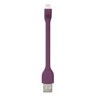 Cable Case Logic Corto Lightning iPhone 6 Morado