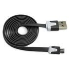 Cable Lightning 3.2 USB Flat Negro