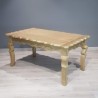 Mesa tablon rectangular de madera 100x180 cm