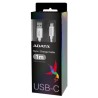 cable adata tipo C blanco aca3al-100cm-csv