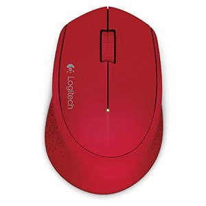 MOUSE INALAMBRICO LOGITECH OPTICO M280 ROJO