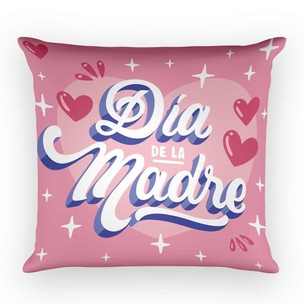 Cojín Día De La Madre Corazones Rosas Ch