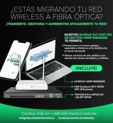 BUNDLE OLT+ONT+SW DE GESTIÓN I-WISP MANAGER