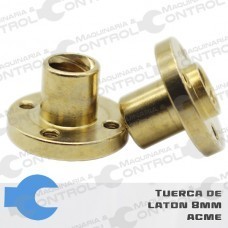 Tuerca con rosca trapezoidal 8mm