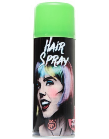Spray pinta pelo verde