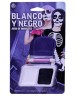 Maquillaje blanco y negro
