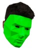 Poligonal Neón Verde