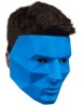 Poligonal neón azul