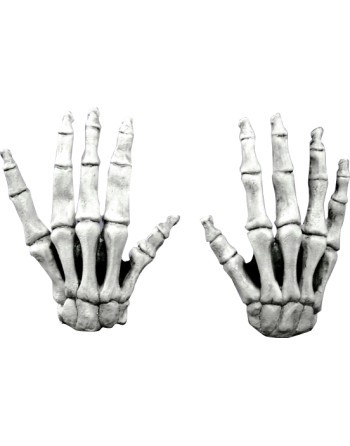Large Skeleton Hands White