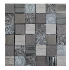 MALLA ELEMENTS GREY 30X30CM PZ ELEMENTS
