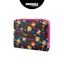 Cartera BTS Band with Hearts