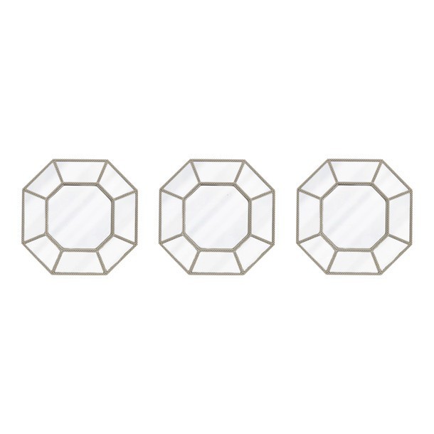 SET DE 3 ESPEJOS DE PLATA