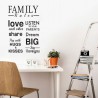 VINIL STD CASA ASSORTED FRASES LUMIK