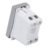 INTERRUPTOR SENCILLO.ALUMINIO.10A 127V~