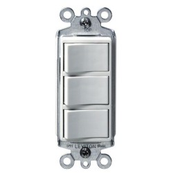 INTERRUPTOR DECOR TRIPLE BCO LEVITON