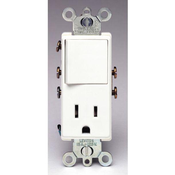 INTERRUPTOR DECOR COMB BLANCO LEVITON