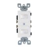 INTERRUPTOR DOBLE BLANCO